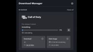 Warzone and BO6 Season 5 Battle.net pre-load size (Image via Battle.net)